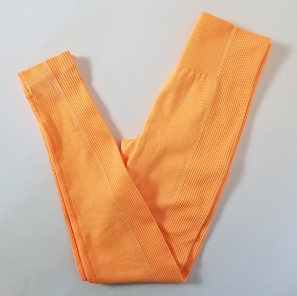 Gymshark Ultra Seamless Leggings Orange 